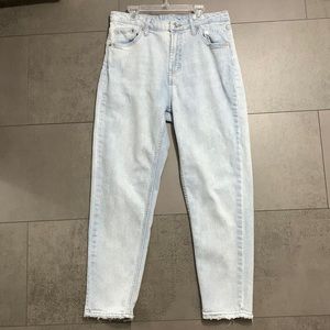 Wild Fable light denim high waisted mom jeans